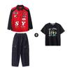 Ropa de moda hip hop para niños, ropa guapa para niños, chaleco de batería, traje de actuación, marca de moda para hombres y mujeres, ropa de actuación para pasarela