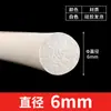 Tira Redonda de Espuma de Silicone Resistente a Altas Temperaturas, Tira Esponjosa, Haste Redonda, Antiderrapante, Impermeável, Alta Elasticidade Tira de Vedação Redonda de Espuma de Silicone
