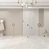 Papel tapiz de celosía de madera simple nórdica 3D Tela de pared tienda de ropa estudio en vivo sala de estar fondo de sofá papel tapiz de línea geométrica