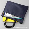 Logotipo Imprimible Bolso Maletín de Negocios de Moda Bolso para Archivos Impermeable Bolso de Oficina de Gran Capacidad Estéreo Bolso para Información