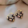 Brincos em U com Estampa de Leopardo Retrô para Mulheres 2025 Novos Brincos Populares Brincos Únicos Luxo Acessível Brincos Elegantes de Alta Qualidade
