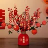Cena do Balde Li Fu Suprimentos para Endossos para Decoração de Quarto de Casamento Feminino para Casamento Ornamentos de Plantas em Vasos Decoração de Sala de Estar Enciclopédia do Casamento
