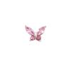 Mini Ponta do Dedo Pequena Borboleta Joias para Nail Art Olho de Cavalo Zircônia Cristal Super Brilhante Liga Borboleta Estéreo Diamante para Unhas Acessórios