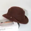 Estilo Heredera Francesa Elegante Sombrero para Mujer Otoño Invierno Estilo Hepburn Boina Moda Retro Hace la Cara Más Pequeña Sombrero Sombrero de Pescador