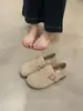 Mocasines Planos para Mujer Birkenstock Otoño 2025 Nuevos Lindos Retro de Punta Grande Birkenstock Zapatos Slip-On