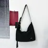 Bolsa Transversal Estilo Coreano 2025 Versátil Moda Bolsa Mensageiro Simples Bolsa de Ombro Lona Casual Bolsa Transversal para Homens