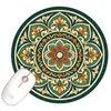 Mouse Pad Estilo Boêmio Vintage Personalizado Tapete de Mesa de Borracha para Computador Laptop Coaster Cruzamento Oriente Médio Rússia
