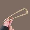 Grampo de cabelo em U de metal para mulheres, uma ferramenta diária para estilizar coques de trabalho, tamanho grande, grampo de cabelo simples e moderno, presilha de cabelo, palito de cabelo