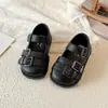 Zapatos de Cuero Estilo Británico Retro para Niñas 2026 Nuevo Estilo Primavera/Otoño Zapatos Mary Jane con Hebilla de Cuero Zapatos de Princesa Planos Versátiles y Elegantes