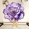 Alfombrilla de Tierra de Diatomeas con Forma de Flor 3D Transfronteriza, Alfombrilla Absorbente para Baño, Alfombrilla de Secado Rápido Antideslizante para Entrada de Inodoro, Alfombrilla para Entrada