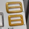 Botão Frontal Amarelo 7849 Retro Prata Antiga Bronze Plástico Galvanoplastia Galvanoplastia UV Fivela Japonesa Fivela de Três Velocidades Fabricante