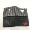 Skull JACK noite de Natal choque porta-moedas JACK carteira curta com zíper carteira carteira porta-cartões carteira