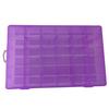Caixa de joias de plástico transparente de 36 grades caixa de comprimidos caixa de armazenamento de mesa brinco brincos brincos contas soltas peças caixa de armazenamento