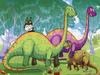 Nuevo 40 lindos Q versión de dibujos animados dinosaurio animales jurásicos rompecabezas de papel plano 8 juegos