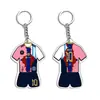 Chaveiro de lembrança da camisa do Messi Neymar chaveiro de presente esportivo pingente de acrílico