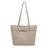 Bolso tote de estilo coreano, corte relajado para mujer, nuevo diseño retro, moderno y espacioso, adecuado para ir al trabajo y se puede llevar bajo el brazo