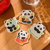 Imán Acrílico para Refrigerador Zaomu Serie Nuonuo Tangzi Lindo Tema de Panda de Dibujos Animados Calcomanía Decorativa Magnética para Refrigerador