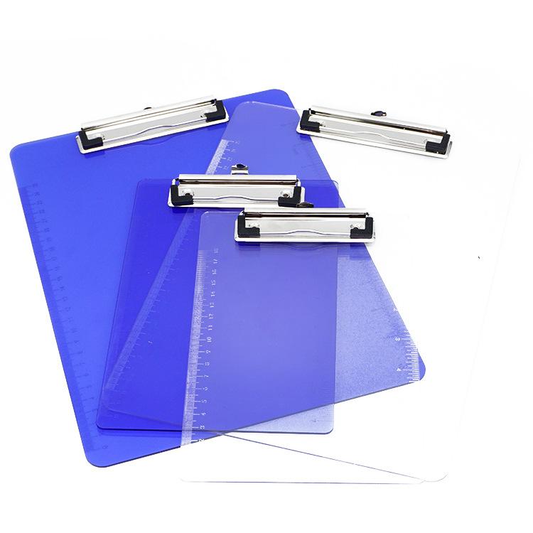 透明/透蓝色塑料板夹