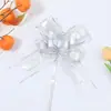 Nuevo 70# grande gasa de nieve estampado patrón de amor flor de mano decoración de coche de boda flor embalaje de regalo flor