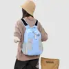 Mochila Ligera tipo Piel Modelo Nuevo 2026 Transfronteriza para Mujer, Portátil para Exteriores, Senderismo, Plegable, Bolsa de Viaje
