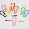 Accesorios para Joyería DIY Calabaza Pintada de Colores Mosquetón de Aleación Hebilla de Resorte Hebilla de Escalada Gancho para Colgante de Llavero