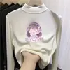 Camiseta Base de Manga Larga de Terciopelo para Niñas Otoño e Invierno Nueva para Niños Bebé Cuello Semi-Alto Cálida y Elegante Camiseta Interior de Doble Cara