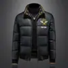 Nueva Chaqueta de Plumón Cálida de Invierno Moda para Hombre Cuello de Moda Chaqueta Casual Y9562