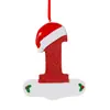 2026 Decoración Cruzada de Letra de Nombre Personalizada DIY Colgante Acrílico Letra Adorno Colgante de Navidad