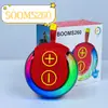 Alto-falante Bluetooth Portátil Transfronteiriço com Lâmpada Colorida Alto-falante Mini Subwoofer para Exterior Cartão Bluetooth Alto-falante Pequeno