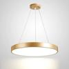 Lámparas nórdicas posmodernas de personalidad sencilla para sala de estar, dormitorio, estudio, hogar, comedor, candelabro LED redondo
