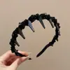 Faixa de cabelo versátil tipo pente Maillard, vintage e sofisticada, não aperta o cabelo, nova faixa de cabelo estilo coreano 2026 para mulheres