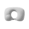 Almohada de Cuello Almohada en Forma de U Almohada Inflable Presionable Portátil Coche Avión Protección de Cuello Artefacto de Viaje Almohada en Forma de U Almohada de Viaje