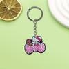 Llavero creativo de la serie Hello Kitty de AliExpress. Pequeño regalo. Llavero de coche de moda.