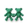 Artefacto de Cintura de Oso Botón Jeans Hebilla de Cintura Metálica Botón Ajustable Hebilla Ajustada Desmontable Par
