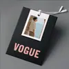 Etiquetas de Roupa de Alta Qualidade Personalizadas para Homens e Mulheres, Etiquetas Estampadas de Moda Estilo Ins, Versátil Estilo Europeu e Americano Masculino Personalizado Estilo Ins