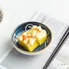 Plato pequeño para salsa estilo japonés Cerámica Hogar Plato para salsa de soja Plato para pepinillos Plato para condimentos Vinagrera Plato pequeño Plato para condimentos