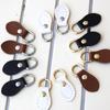 Cuero DIY Correa de Bolso Cosida a Mano Accesorios Cuero Hebilla D Bolso Lateral Puntiagudo Gancho de Oreja Redondo Hebilla