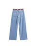 Traje Nuevo de Verano sin Mangas 2025 para Mujer: Top de Mezclilla + Pantalones Rectos de Cintura Alta