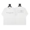 Três Etiquetas Completas, Exclusivamente para Vendas Transfronteiriças, Camiseta Masculina 100% Algodão Fio Duplo, Manga Curta, Alta Qualidade, Em Estoque