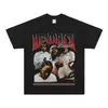 Algodão T Tamanho Europeu Kendrick Lamar Camiseta Kung Fu Kenny Damn Hip-Hop Rap Estampada Manga Curta Algodão Penteado