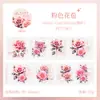 Dia Lindo Fita Pet Série Renda Sonho de Flor Colagem de Plantas Decoração de Diário Cortada em Matriz Adesivos em Rolo 6 Designs