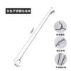 Pinza plegable para basura al por mayor pinza recogedora pinza sanitaria pinzas de acero inoxidable para fuego pinza para basura clip largo