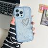 Estilo de lujo ligero gota de pegamento amor para funda de teléfono móvil apple 15 iPhone14promax tridimensional 13/12/11 femenino xs