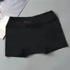 Ropa interior femenina de seda helada sin costuras para verano con entrepierna de algodón, shorts de seguridad anti-exposición, ligera, transpirable y cómoda capa base