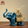 Foyuan Hui Quemador de incienso de estilo chino nuevo Jixiang Quemador de incienso de latón creativo Quemador de incienso de pluma Decoración para el hogar de interior
