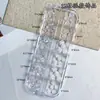 Joyería de perlas para uñas de estilo japonés, semicírculo beige, 12 cuadrículas, alto brillo, tamaño mixto, accesorios de decoración para uñas tridimensionales, nuevo