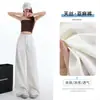 Pantalones de Lino Anchos Estilo Old Money para Mujer 2026 Verano Delgados de Cintura Alta Caídos Relajados Casuales de Tencel