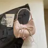 Bolso cruzado de cadena, estilo coreano, exquisito diseño de nube de lunares, nuevo estilo dulce y fresco con diseño plisado, elegante