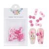 Explosões Fofo Gato KT Desenho Animado Laço Decoração de Unhas 30 Três-dimensional Brilhante Resina Decoração Acessórios para Unhas