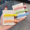 Conjunto Fofo de Pente e Presilha para Cabelo, Grampo para Franja Estilo Ins Coreano, Presilha de Cabelo, Acessório de Cabelo com Laço